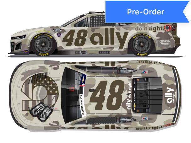Alex Bowman 2026 Ally Patriotic 1:64 Diecast *PREORDER*