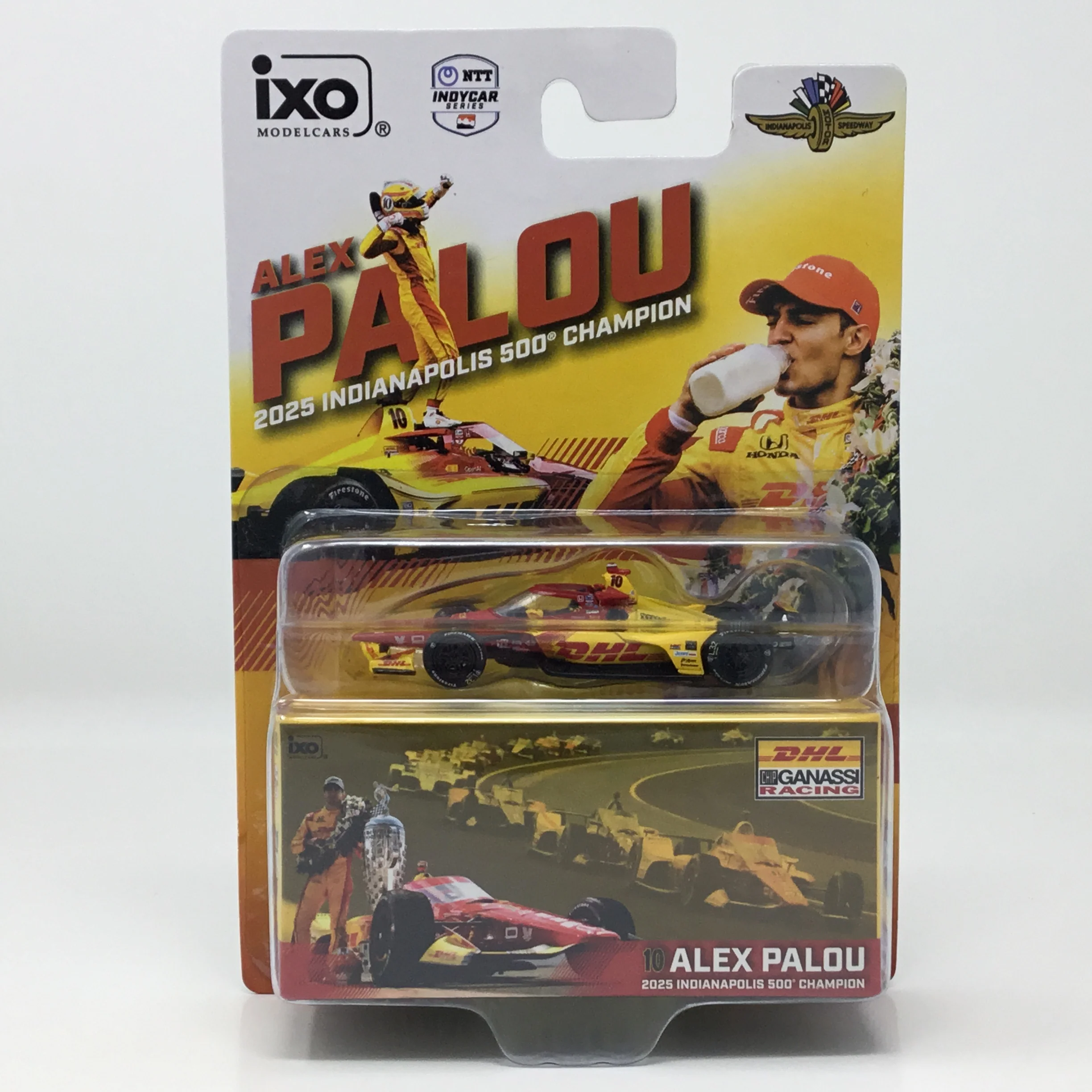 Alex Palou 2025 DHL / Chip Ganassi Racing 109th Indianapolis 500 Champion 1:64 Diecast