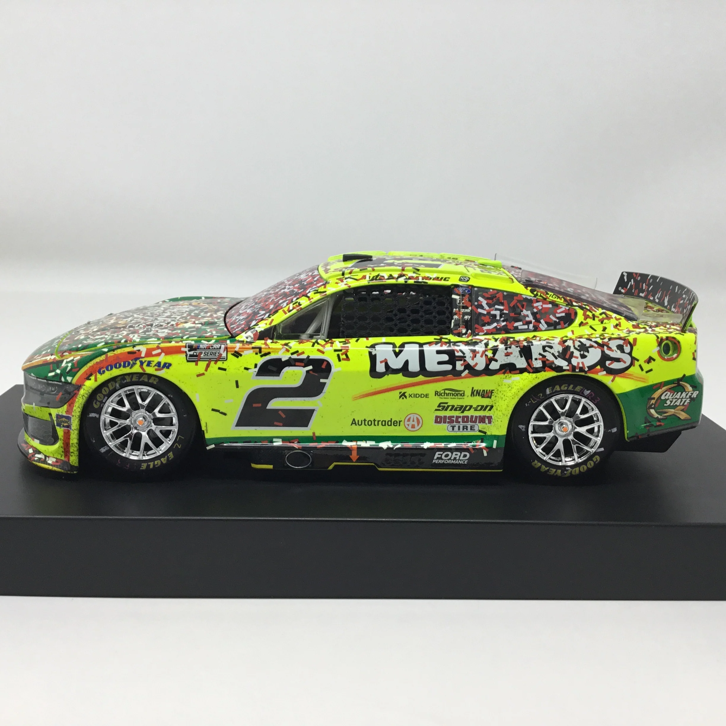 Austin Cindric 2025 Menards / Quaker State Talladega Race Win 1:24 Diecast - Image 3