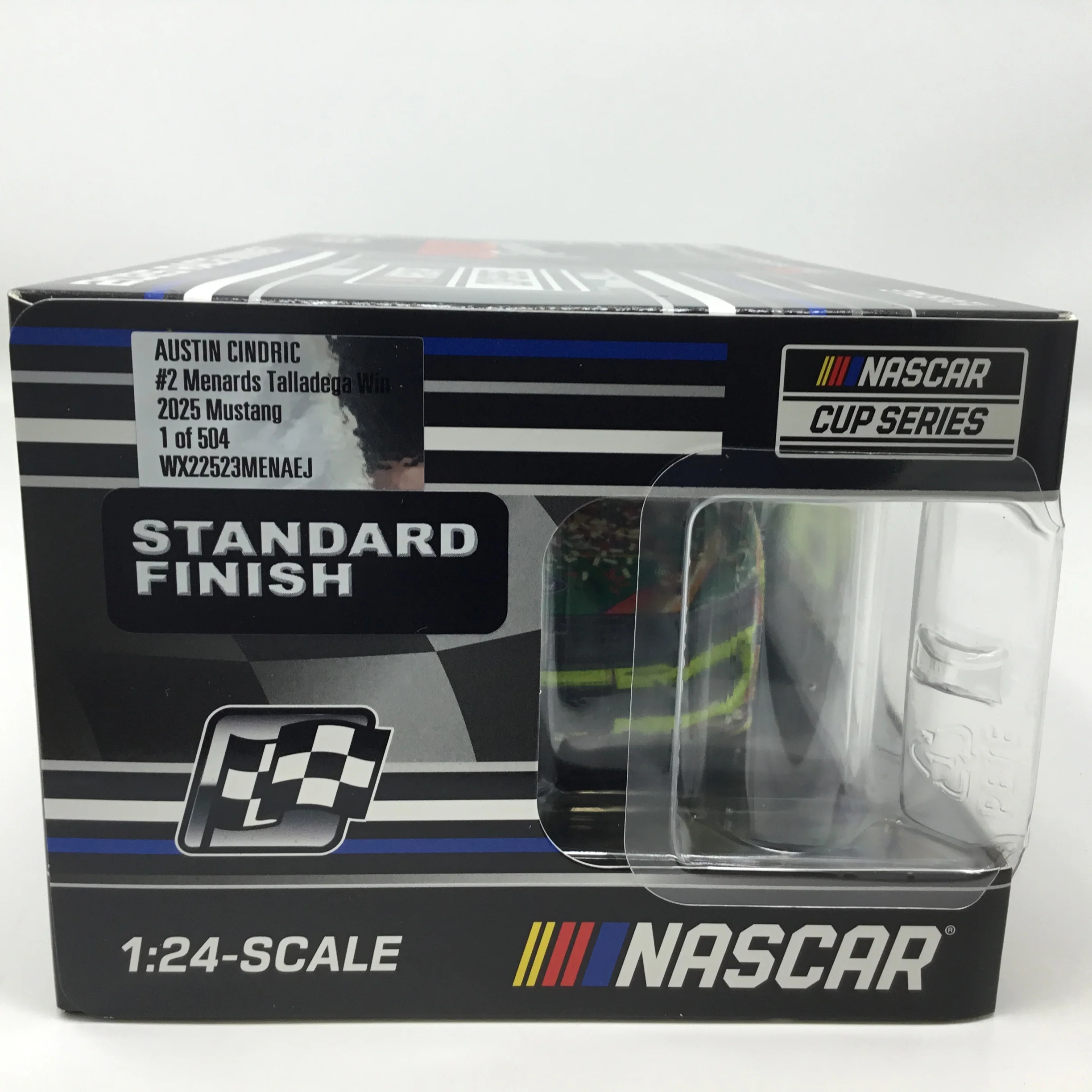 Austin Cindric 2025 Menards / Quaker State Talladega Race Win 1:24 Diecast - Image 7