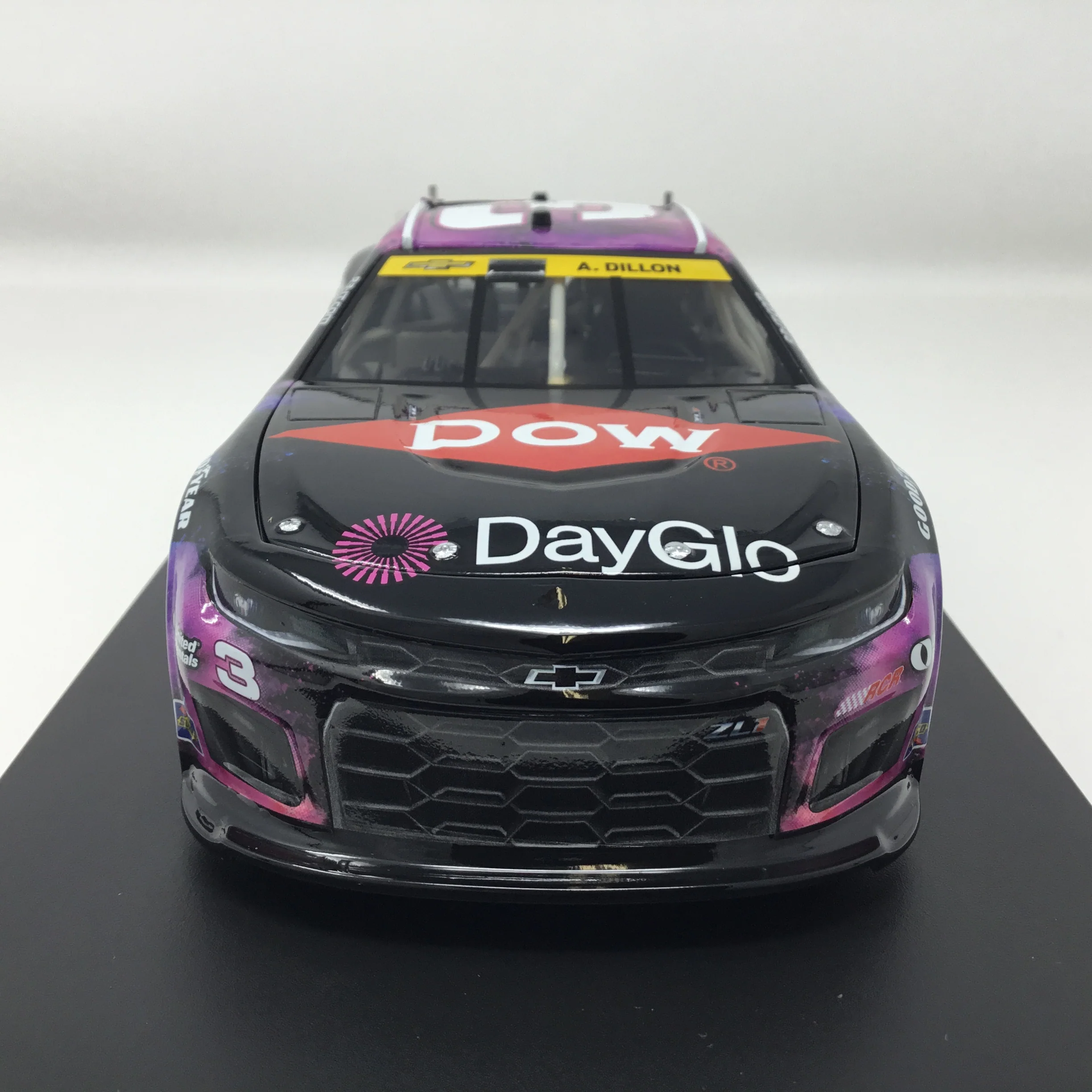 Austin Dillon 2025 Dow DayGlo 1:24 Diecast - Image 3