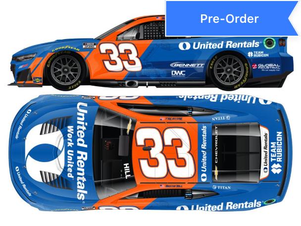 Austin Hill 2026 United Rentals 1:64 Diecast *PREORDER*