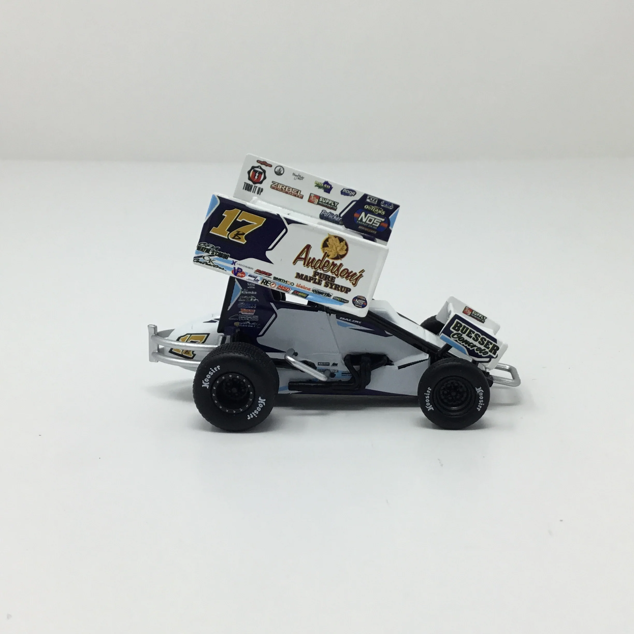 Bill Balog 2024 Anderson's Pure Maple Syrup Sprint Car 1:50 Diecast - Image 4