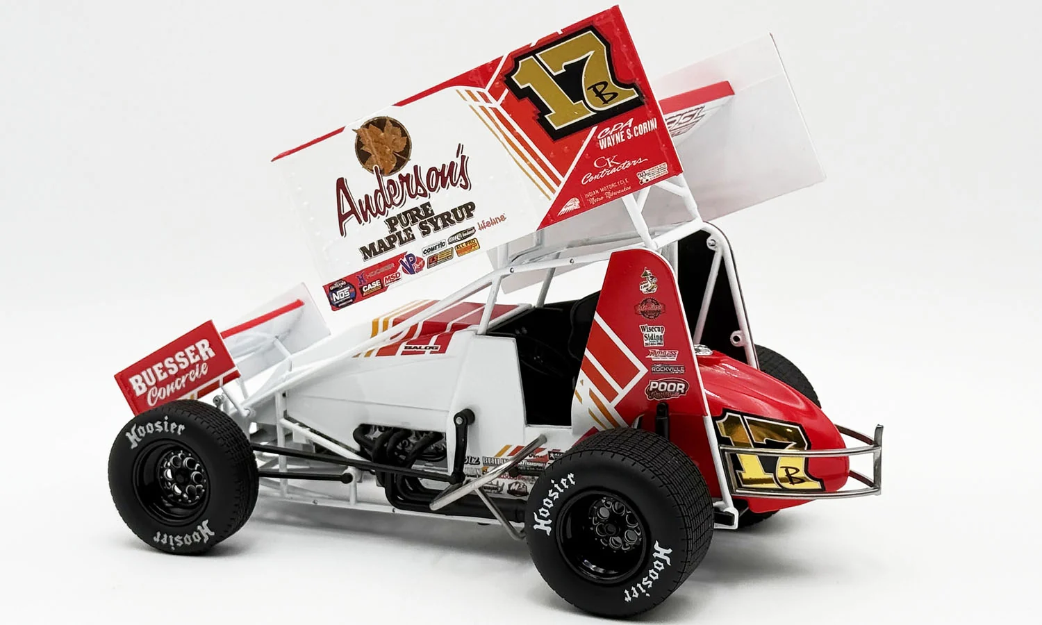Bill Balog 2025 Anderson's Pure Maple Syrup Sprint Car 1:18 Diecast - Image 2