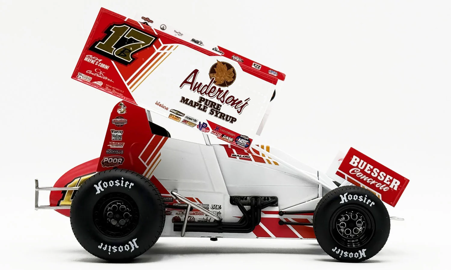 Bill Balog 2025 Anderson's Pure Maple Syrup Sprint Car 1:18 Diecast - Image 3