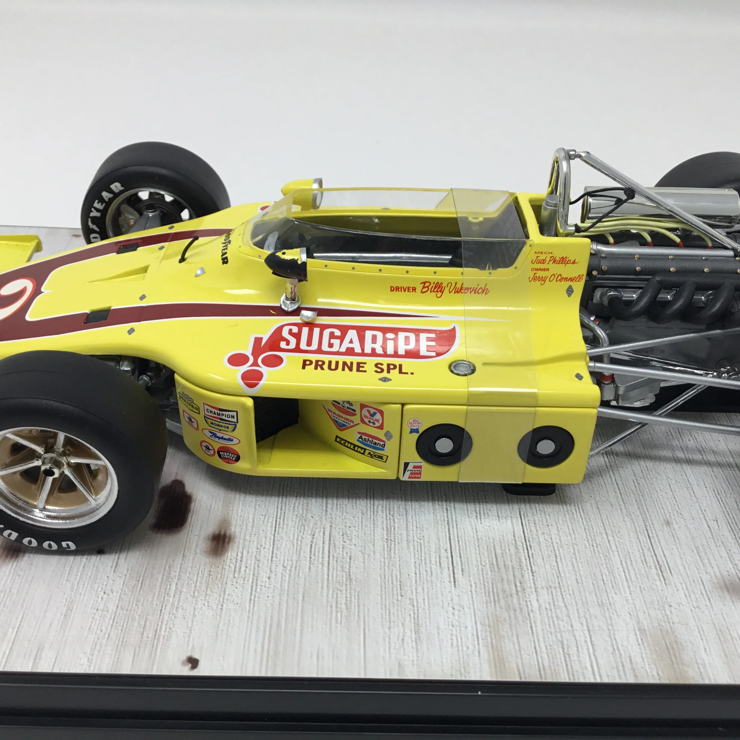 Bill Vukovich, Jr. 1973 Carousel 1 Sugaripe Prune Eagle AAR Eagle 1:18 Diecast #4702 *READ DESCRIPTION* - Image 7