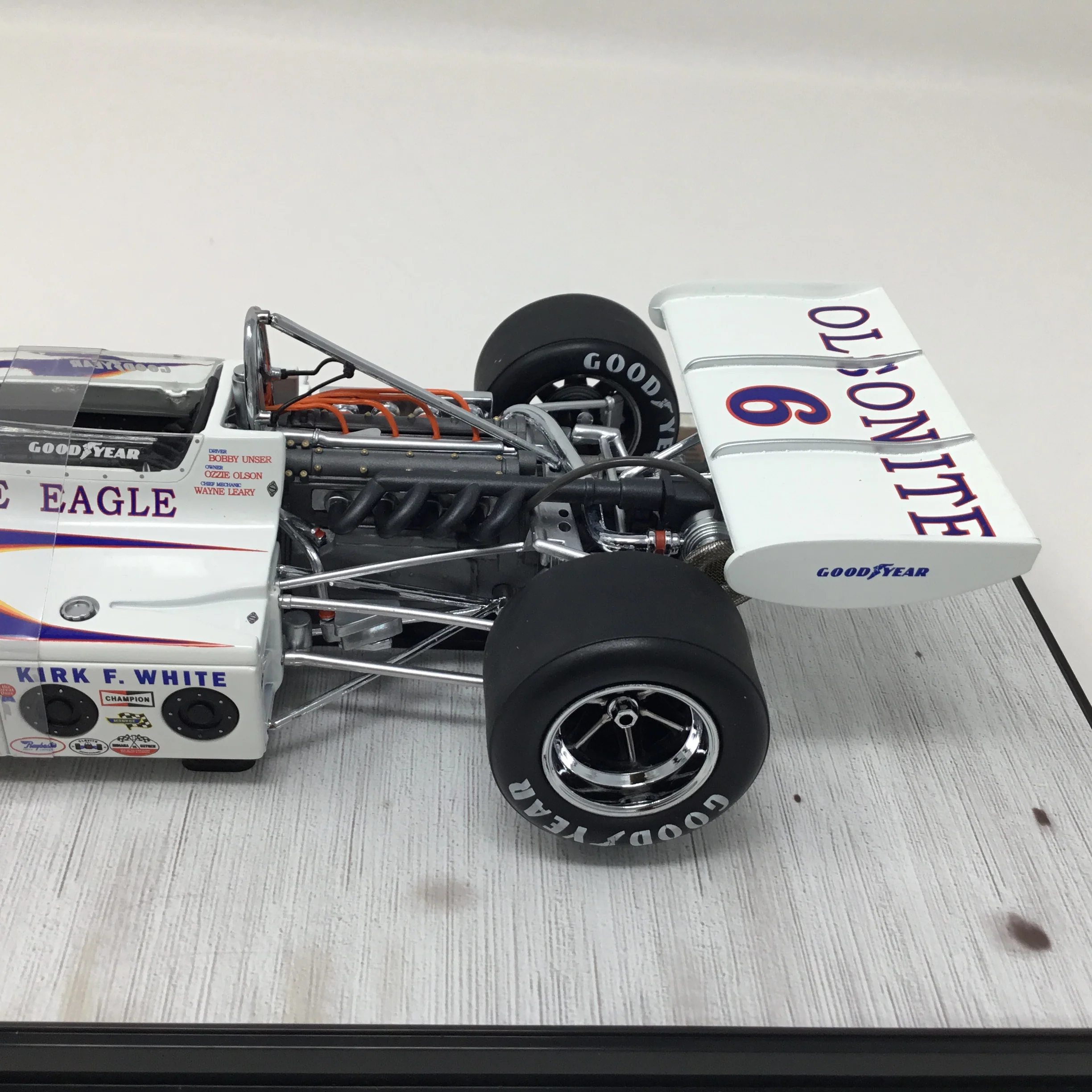 Bobby Unser 1972 Carousel 1 Olsonite Eagle Indianapolis 500 Pole 1:18 Diecast #4706 - Image 8