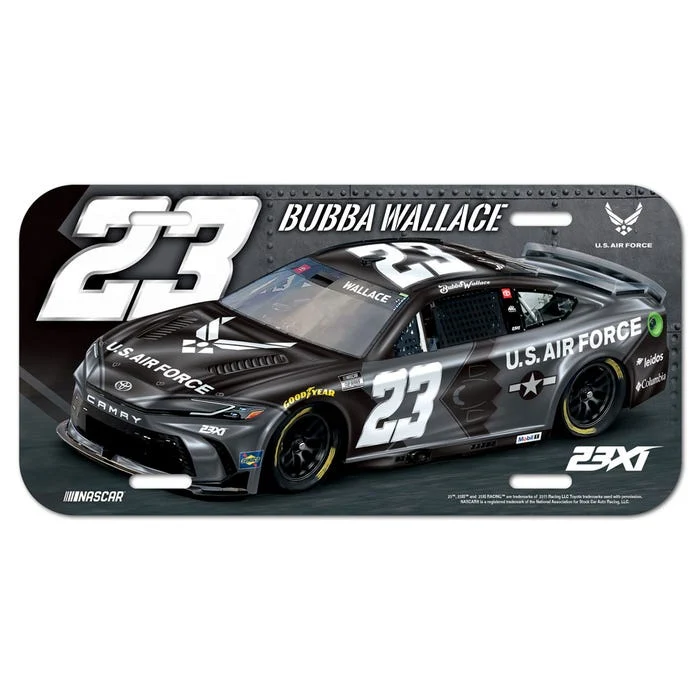 Bubba Wallace 2025 Air Force License Plate
