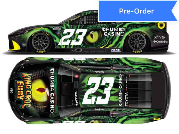 Bubba Wallace 2026 Chumba Casino King Croc Fury 1:24 Diecast *PREORDER*
