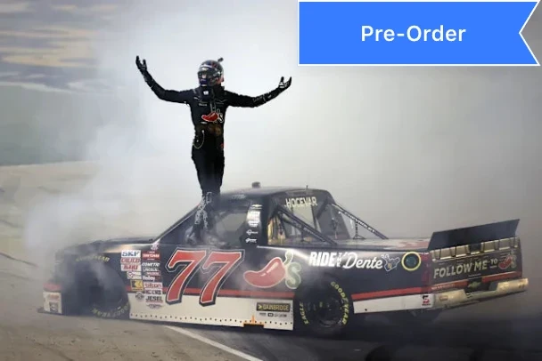 Carson Hocevar 2026 Chili's Ride The 'Dente Truck Series Texas Race Win 1:64 Diecast *PREORDER* - Image 2
