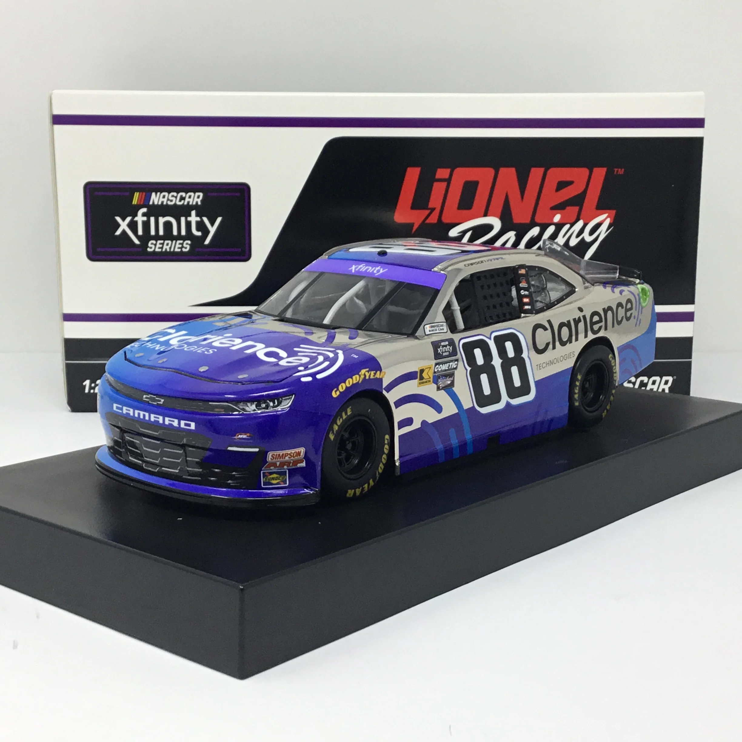 Carson Kvapil 2024 Clarience Technologies 1:24 Color Chrome Diecast
