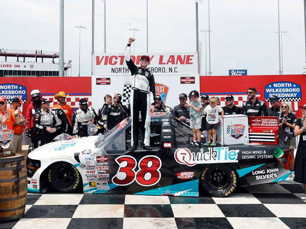 Chandler Smith 2026 QuickTie North Wilkesboro Race Win Foil Number 1:64 Diecast *PREORDER* - Image 2