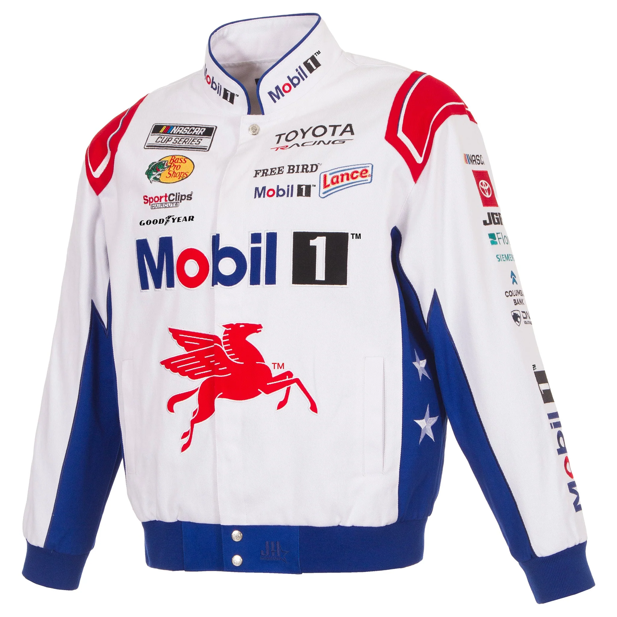 Chase Briscoe 2026 Mobil 1 Full-Snap Twill Racing Jacket - Image 2