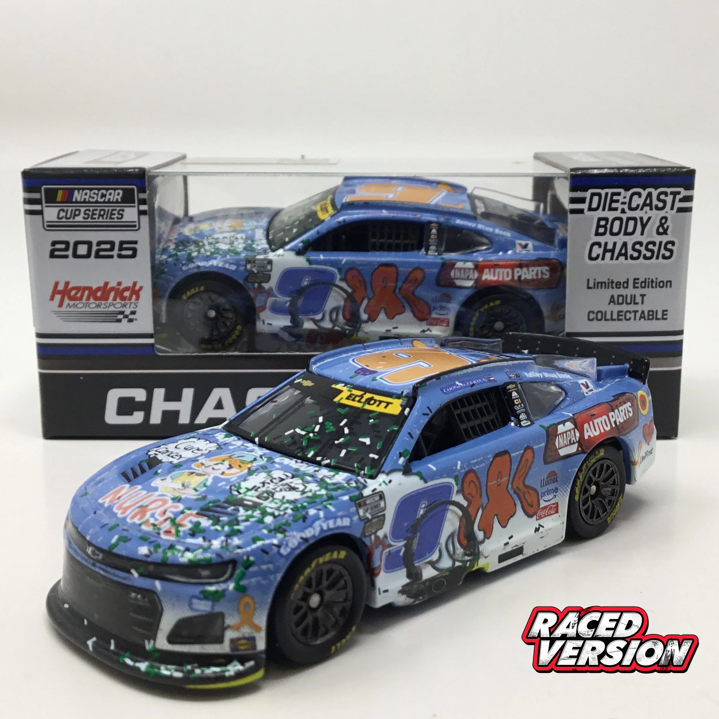 Chase Elliott 2025 Children's Healthcare of Atlanta EchoPark Speedway Race Win 1:64 Diecast