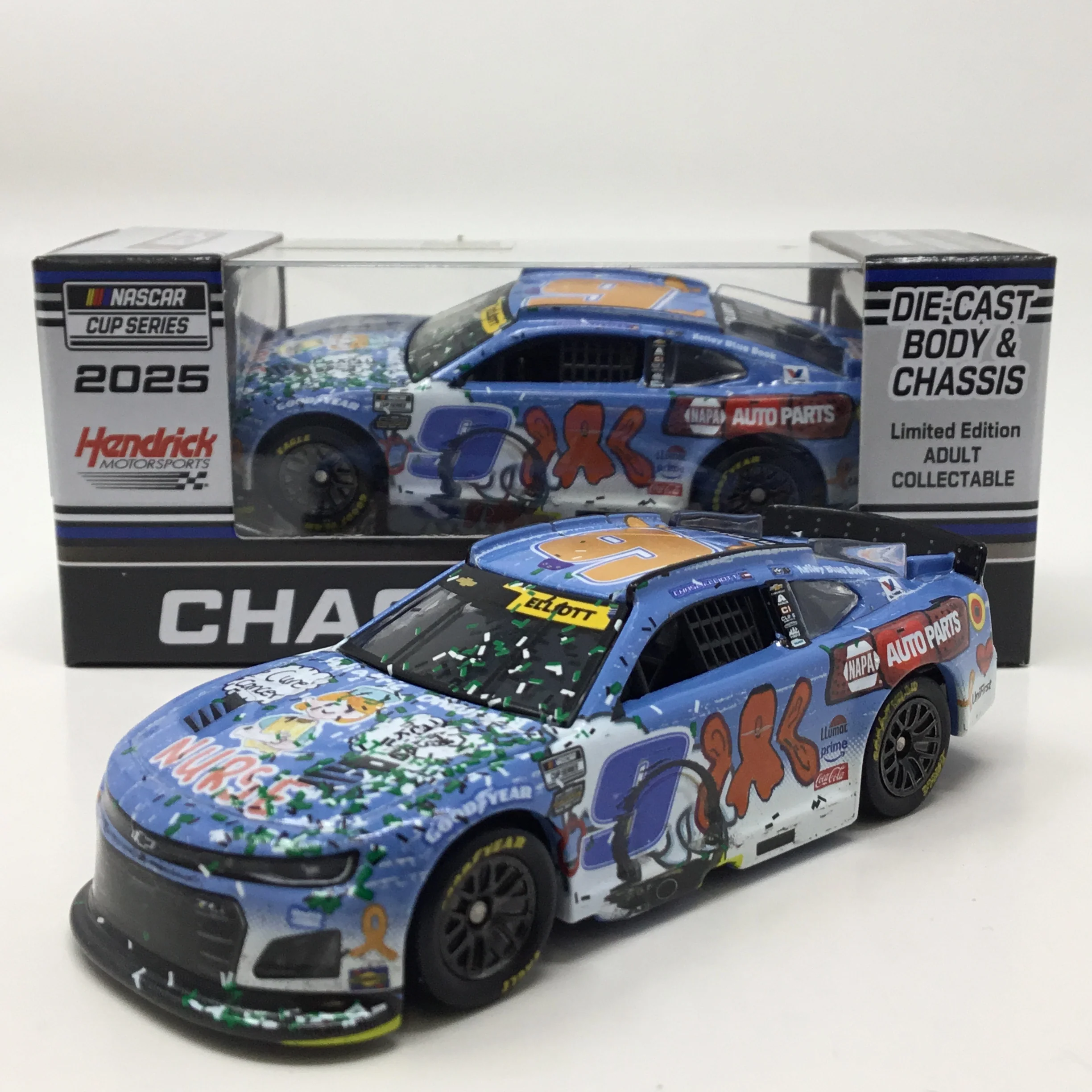 Chase Elliott 2025 Children's Healthcare of Atlanta EchoPark Speedway Race Win 1:64 Diecast - Image 2