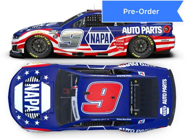 Chase Elliott 2026 NAPA Patriotic Foil Number 1:64 Diecast *PREORDER*