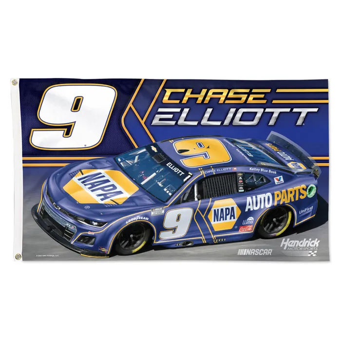 Chase Elliott NAPA Auto Parts Deluxe 3x5 Flag