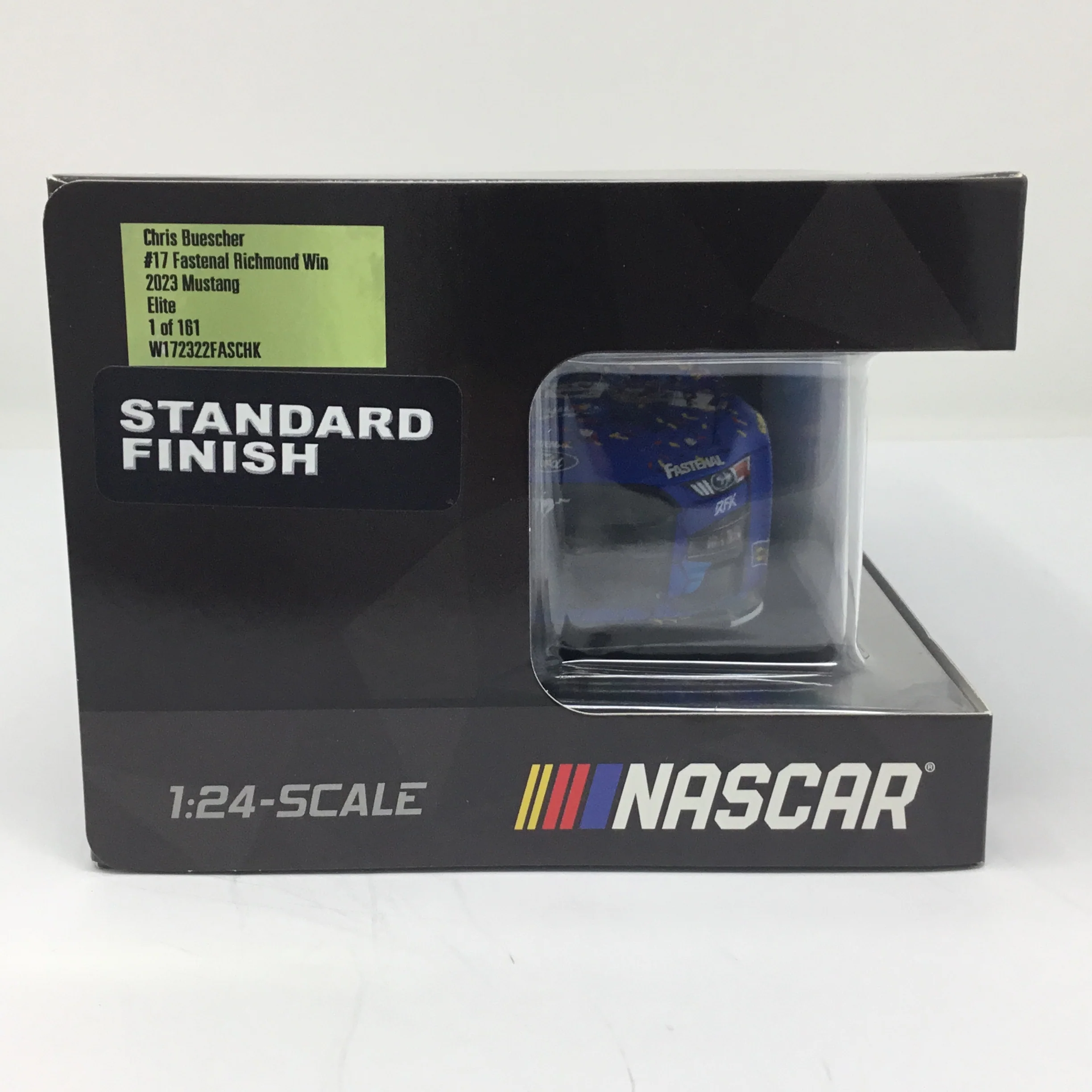 Chris Buescher 2023 Fastenal Richmond Race Win Foil Number 1:24 Elite Diecast - Image 6