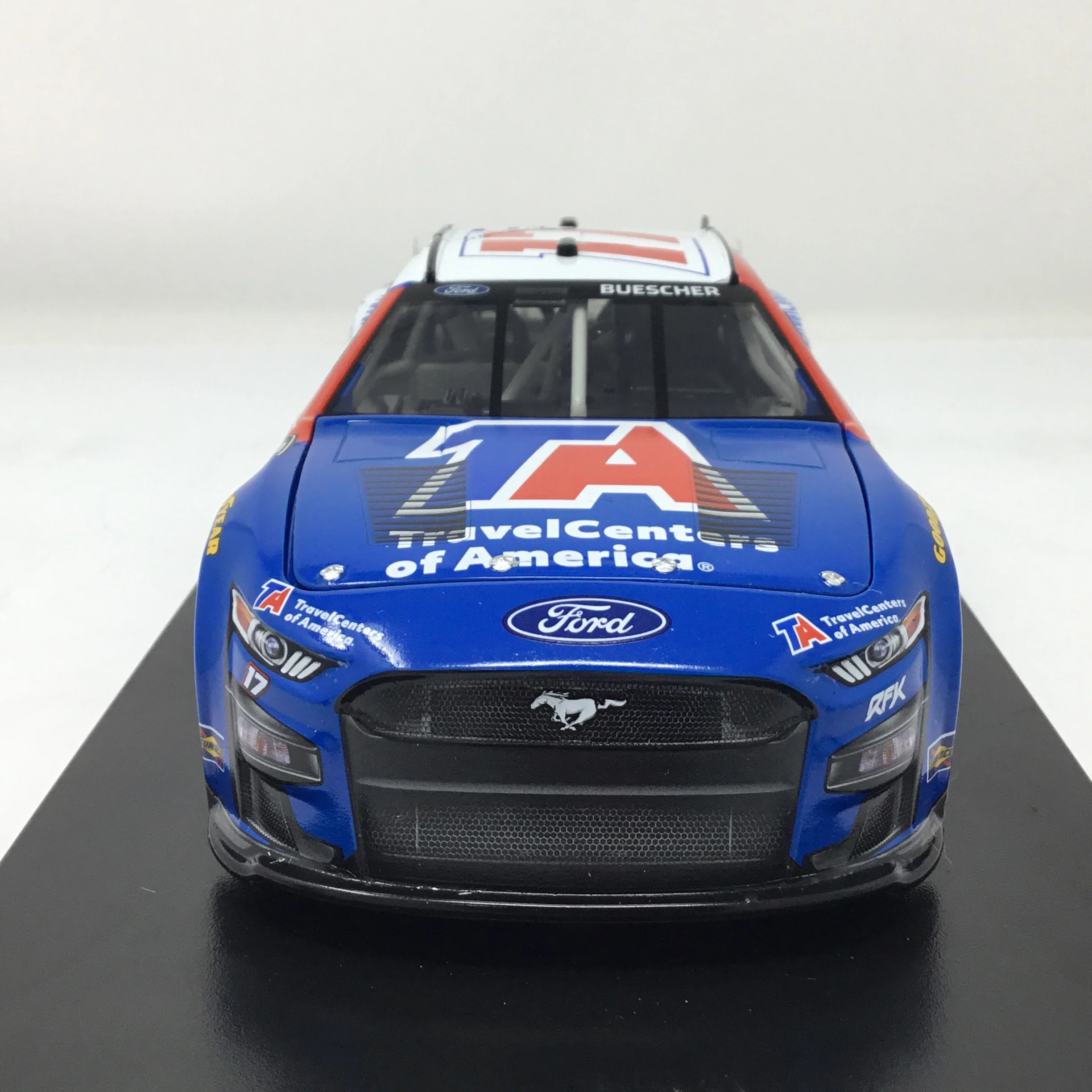 Chris Buescher 2023 Travel Centers of America Foil Number 1:24 Diecast - Image 3