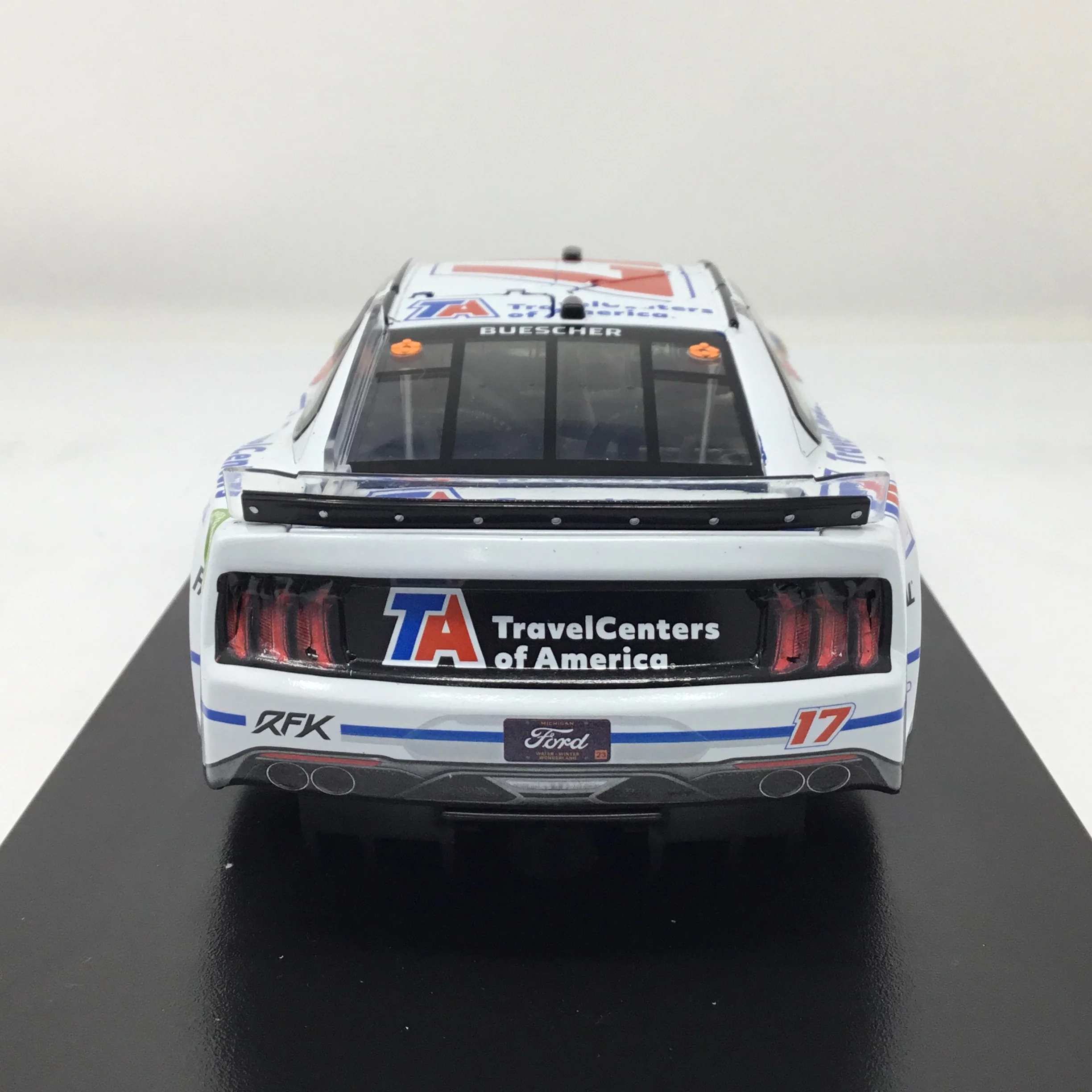 Chris Buescher 2023 Travel Centers of America Foil Number 1:24 Diecast - Image 5