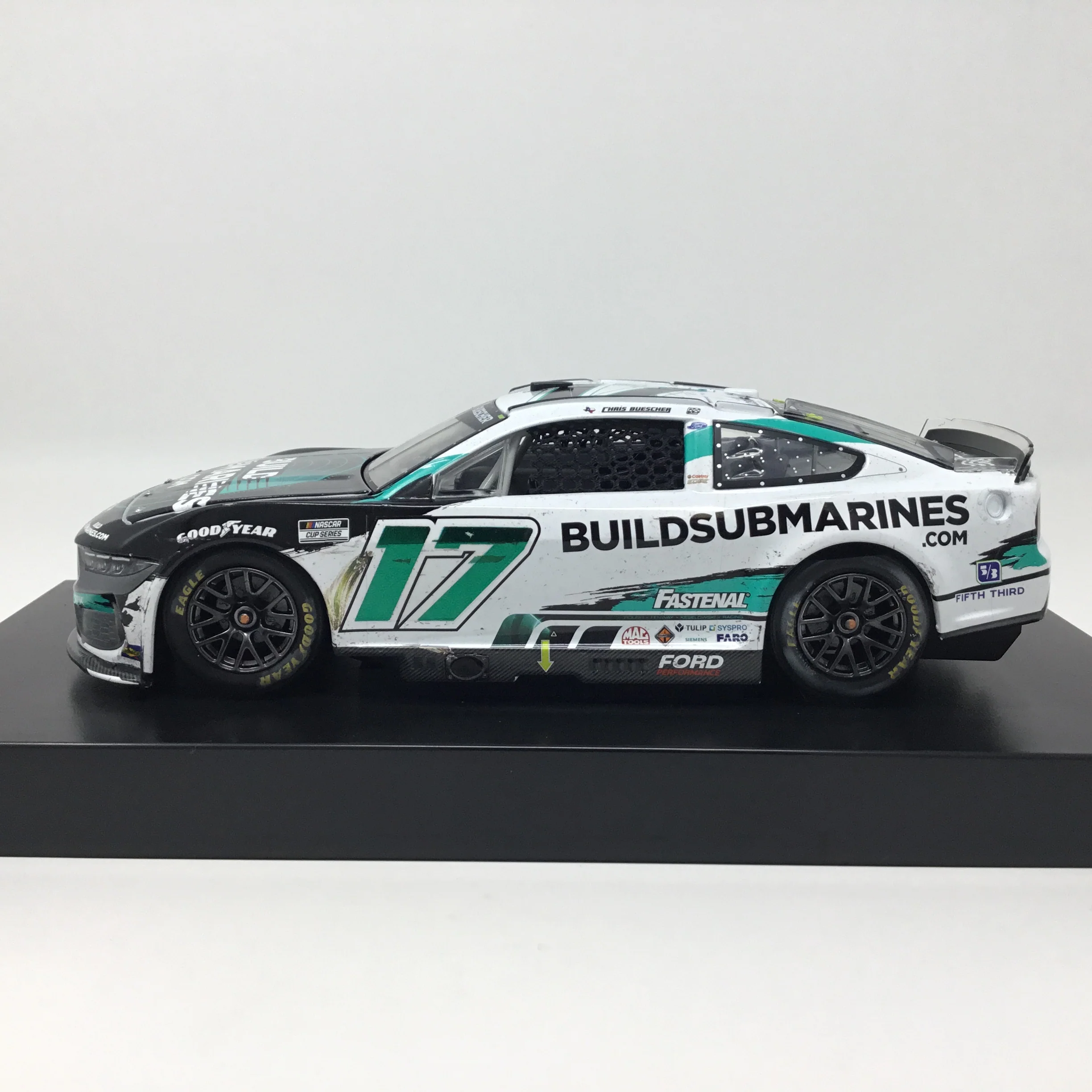 Chris Buescher 2024 Buildsubmarines.com Watkins Glen Race Win Foil Number 1:24 Diecast - Image 3