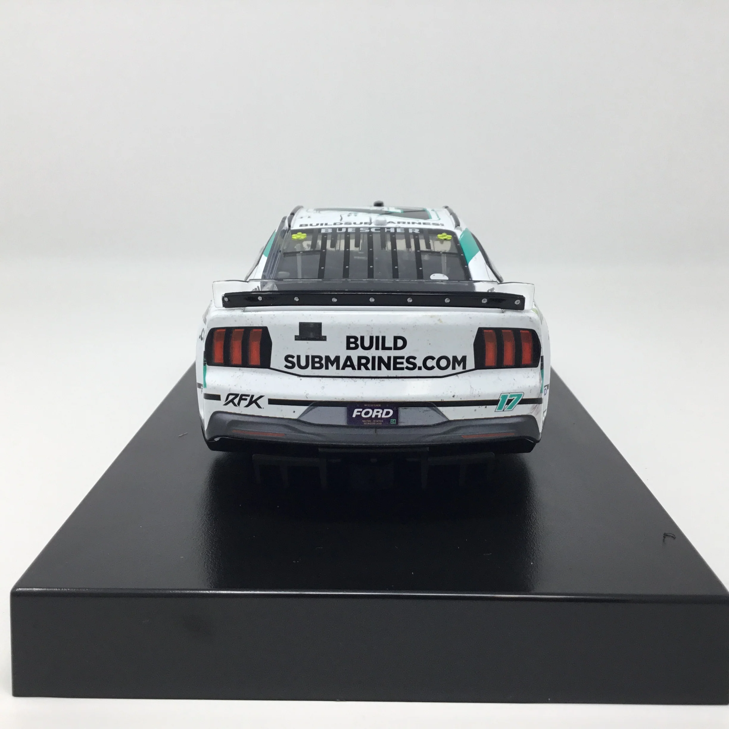 Chris Buescher 2024 Buildsubmarines.com Watkins Glen Race Win Foil Number 1:24 Elite Diecast - Image 5