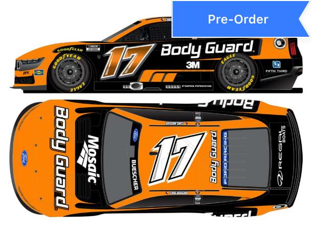 Chris Buescher 2026 Body Guard Biffle Tribute Foil Number 1:24 Diecast *PREORDER*