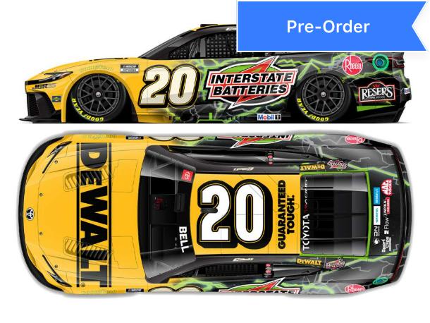 Christopher Bell 2026 Dewalt / Interstate Batteries 1:24 Diecast *PREORDER*