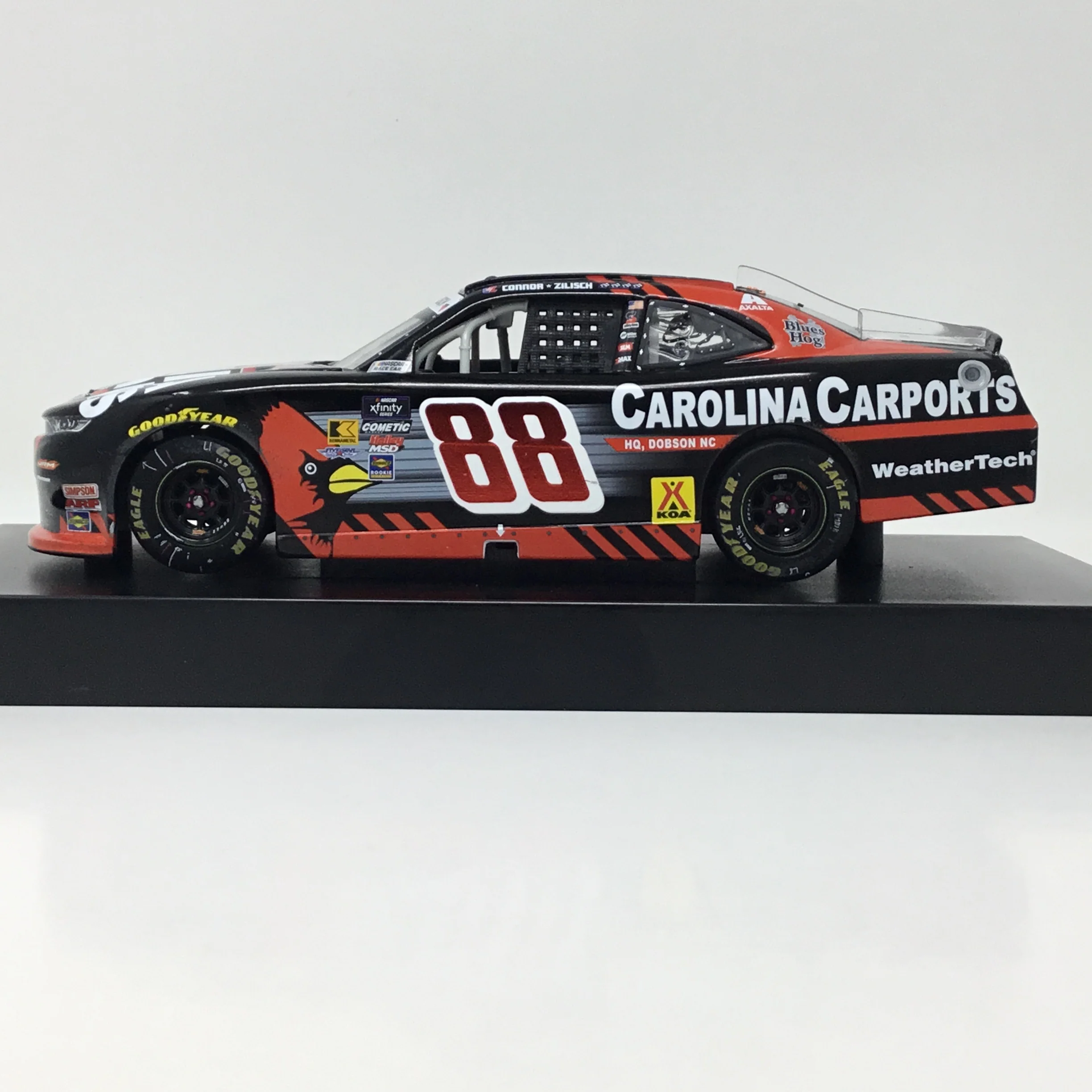 Connor Zilisch 2025 Carolina Carports Dover Race Win Foil Number 1:24 Diecast - Image 3
