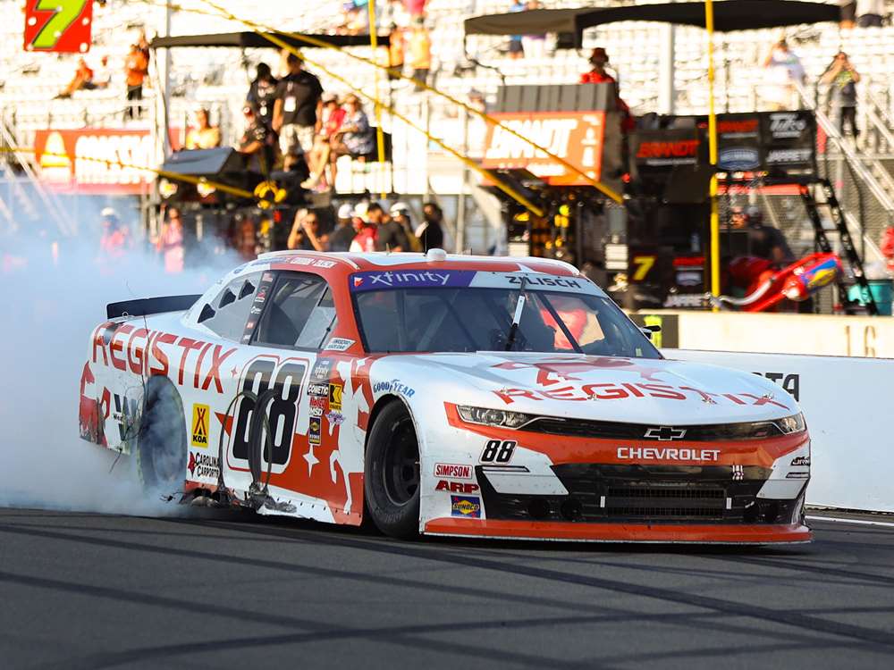 Connor Zilisch 2025 Registix Watkins Glen Race Win Foil Number 1:24 Diecast - Image 8