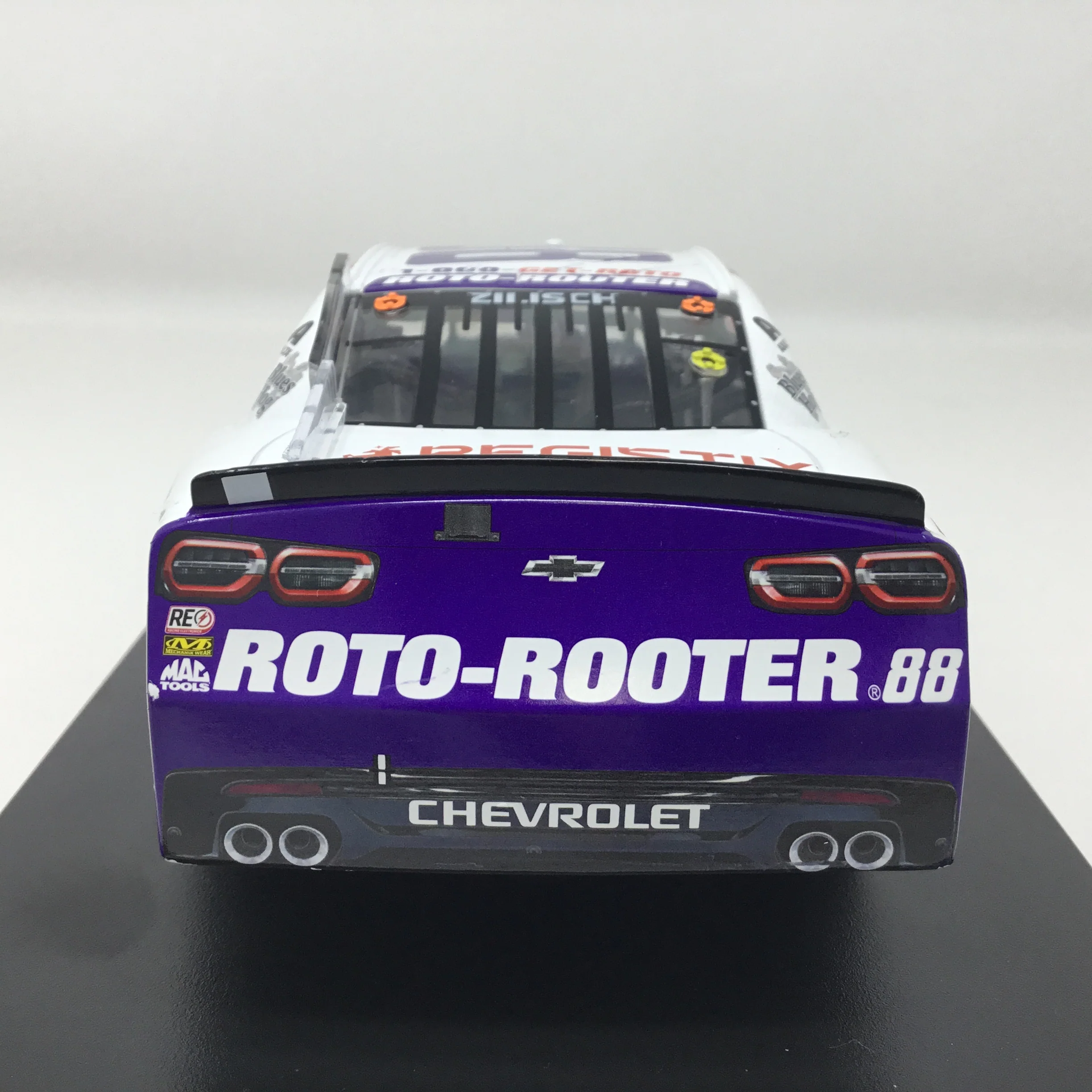Connor Zilisch 2025 Roto-Rooter Sonoma Race Win Foil Number 1:24 Diecast - Image 6