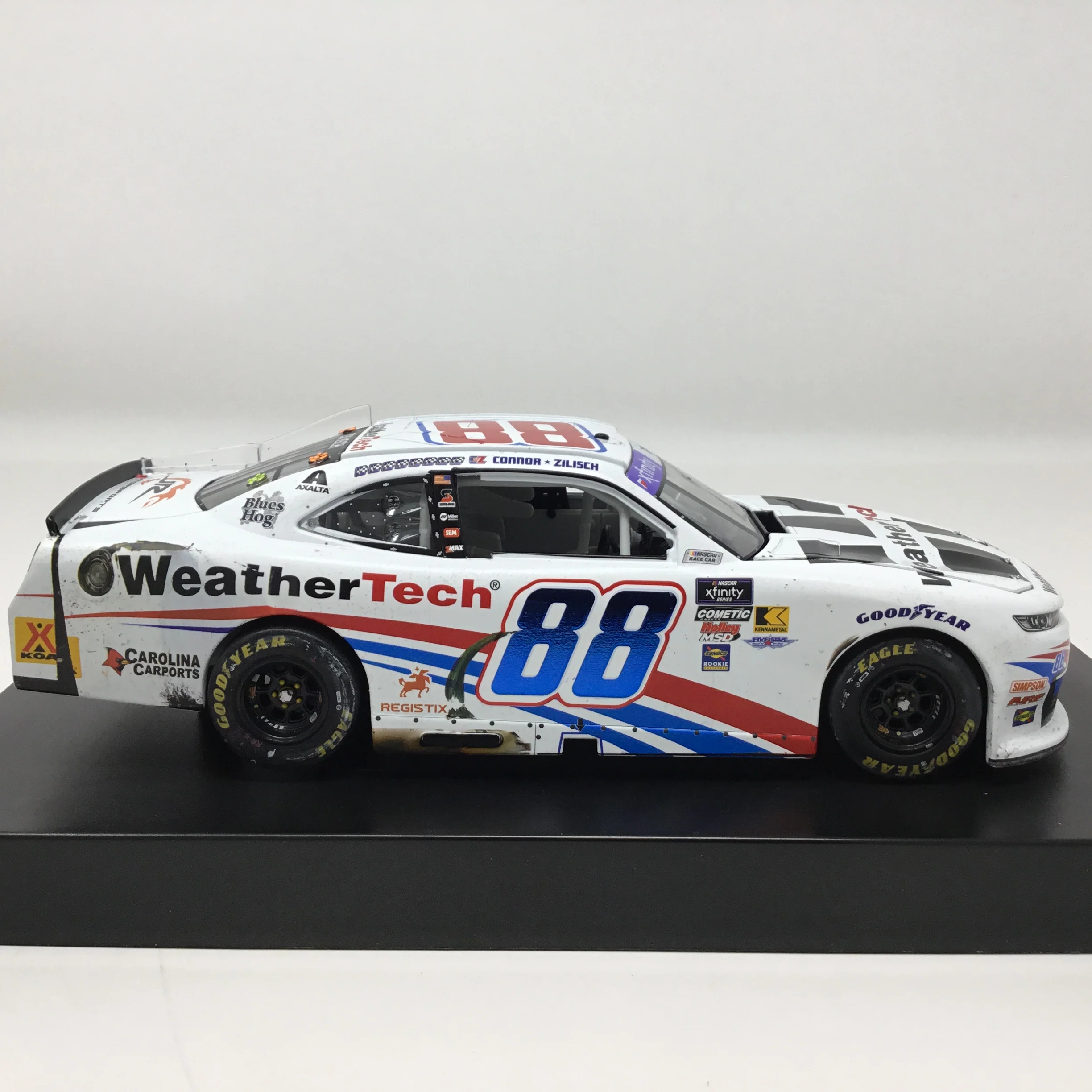 Connor Zilisch 2025 WeatherTech Portland Race Win Foil Number 1:24 Diecast - Image 5