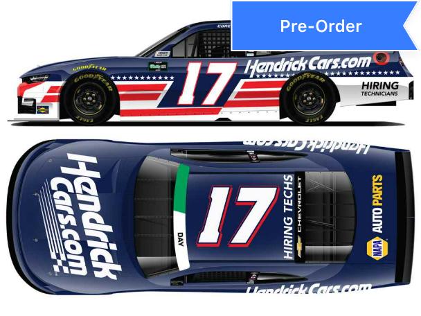 Corey Day 2026 Hendrickcars.com Patriotic 1:24 Diecast *PREORDER*