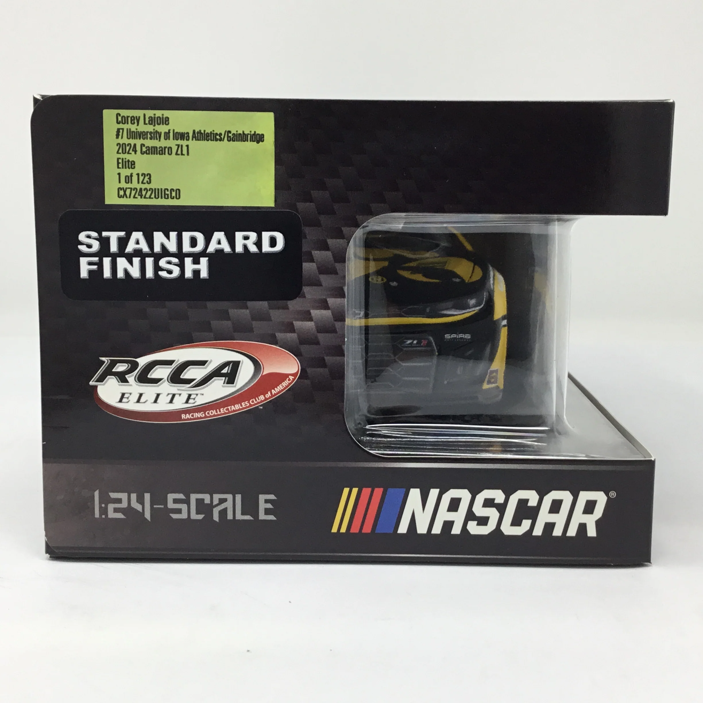 Corey Lajoie 2024 University of Iowa Athletics / Gainbridge 1:24 Elite Diecast - Image 6