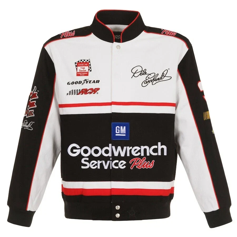 Dale Earnhardt Sr. GM Goodwrench Service Plus Cotton Uniform Full-Snap Jacket - Image 2