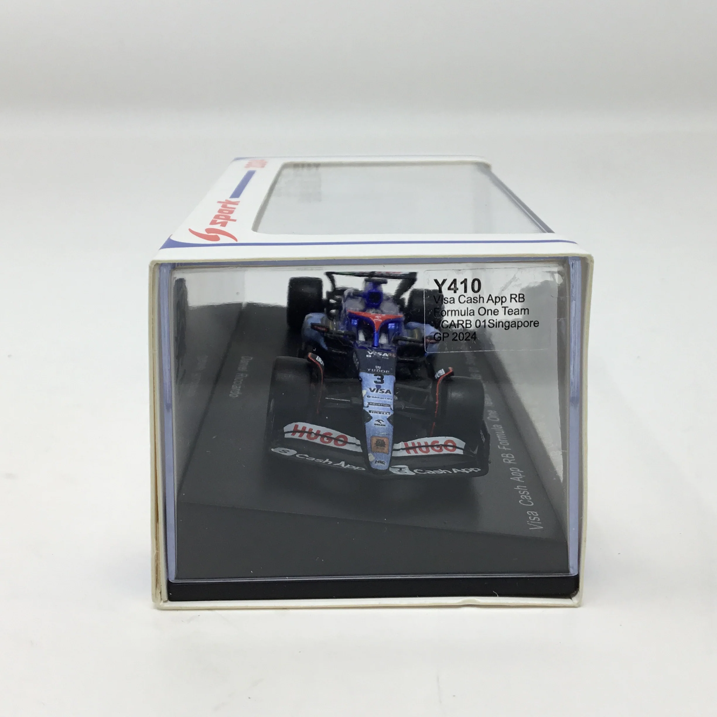 Daniel Ricciardo 2024 Visa Cash App RB Singapore GP Spark 1:64 F1 Diecast - Image 2
