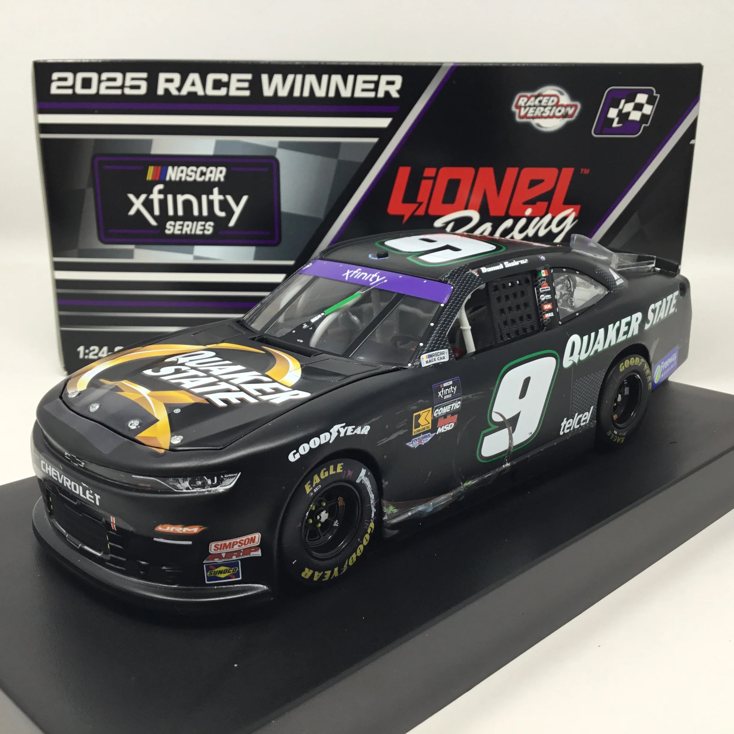 Daniel Suarez 2025 Quaker State Mexico City 1:24 Diecast