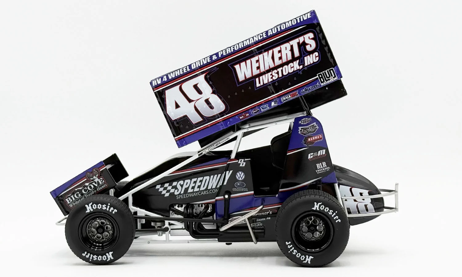 Danny Dietrich 2025 Weikert's Livestock Sprint Car 1:18 Diecast - Image 3