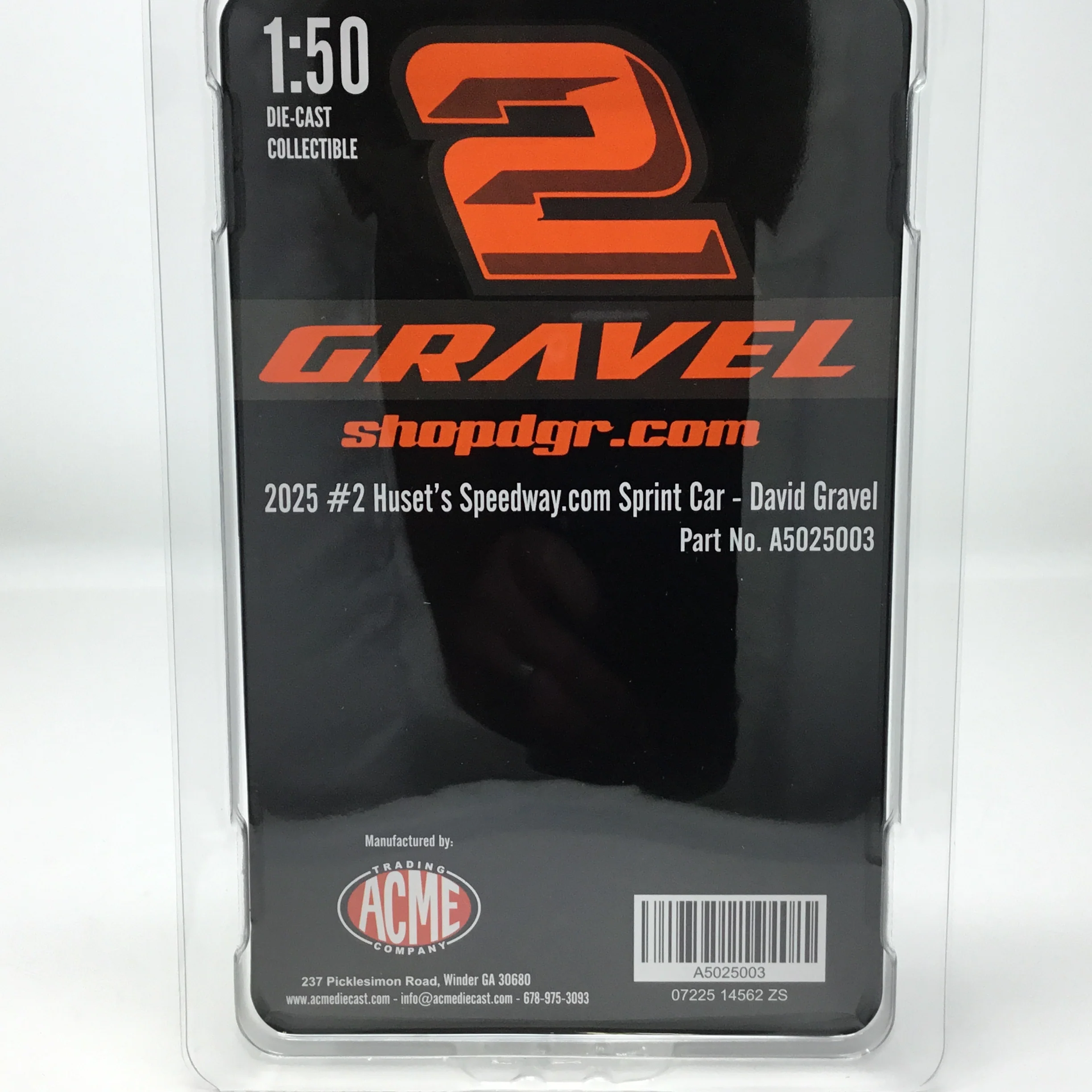David Gravel 2025 Huset's Speedway.com Sprint Car 1:50 Diecast - Image 3