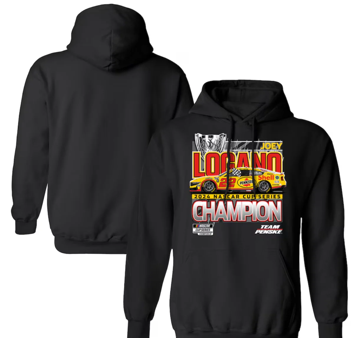 Joey Logano 2024 Adult 1-spot Official Series Champion Hoodie