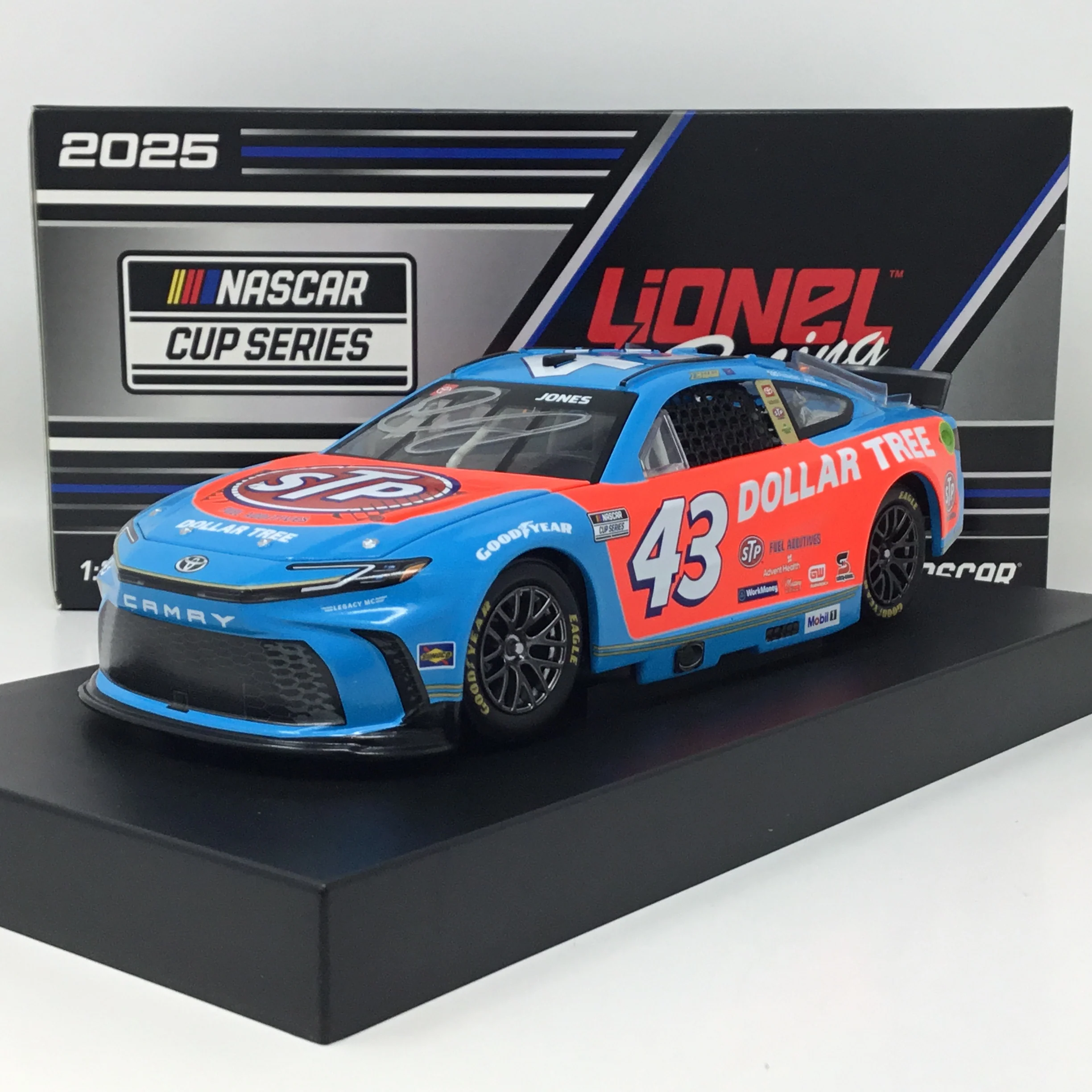 Erik Jones 2025 Dollar Tree / STP Autographed 1:24 Diecast