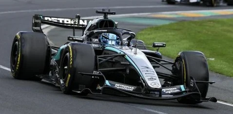 George Russell 2026 Mercedes-AMG Petronas Australian GP Win 1:64 F1 Resin Model *PREORDER*