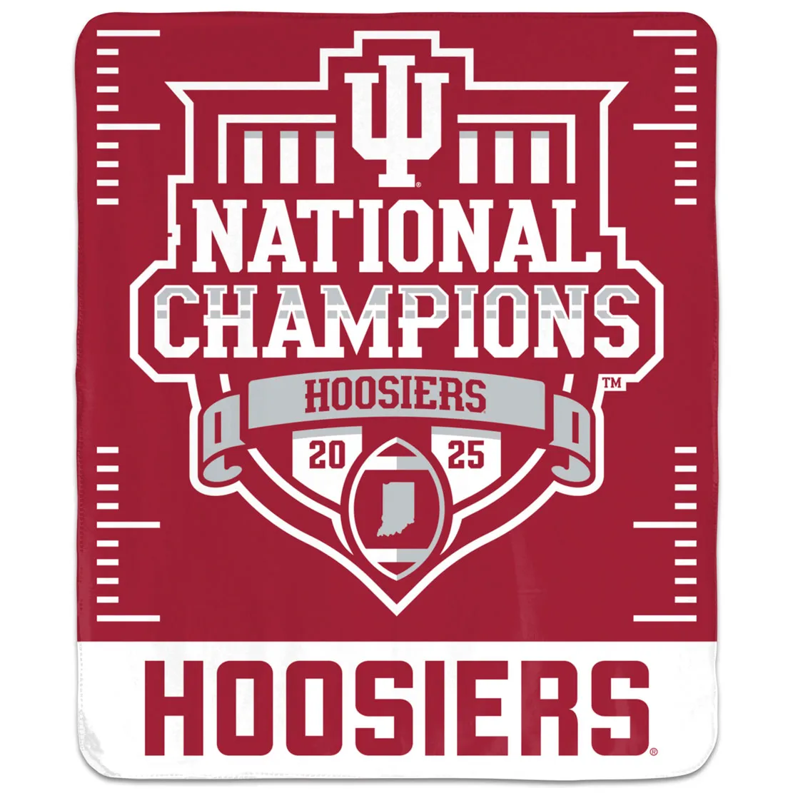 Indiana Hoosiers BCS National Football Championship 50" x 60" Blanket