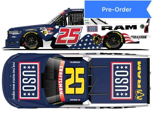 Jamie McMurray 2026 USO 1:64 Diecast *PREORDER*