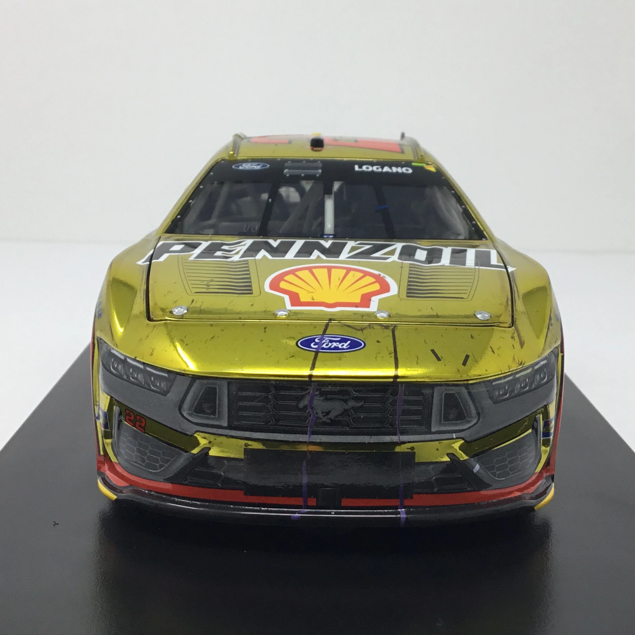 Joey Logano 2024 Shell-Pennzoil Nashville Race Win 1:24 Color Chrome Diecast - Image 3