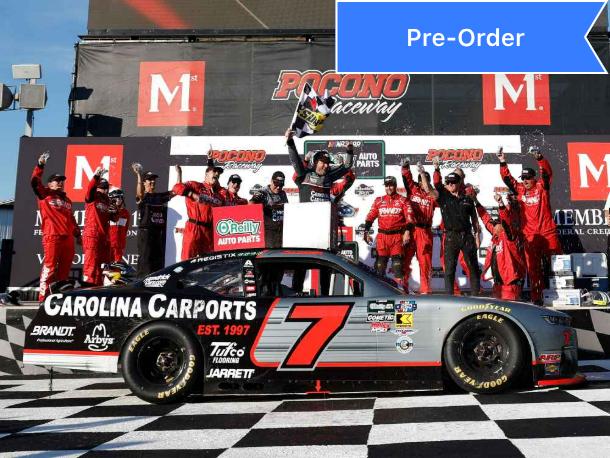 Justin Allgaier 2026 Carolina Carports Pocono Race Win 1:24 Diecast *PREORDER* - Image 2