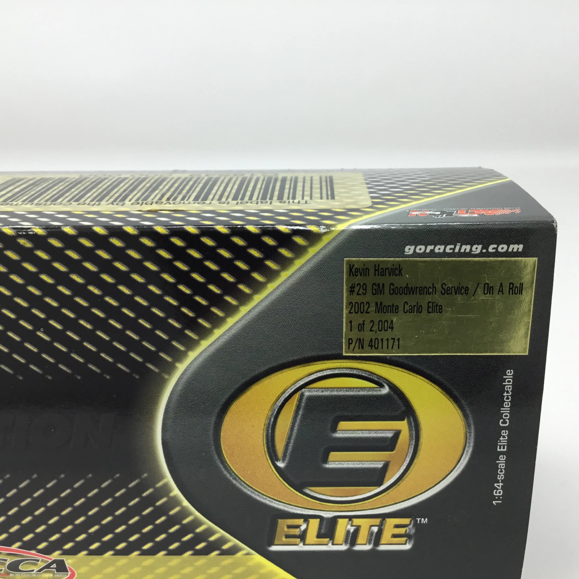 Kevin Harvick 2002 GM Goodwrench Service / On A Roll Elite 1:64 Diecast - Image 2