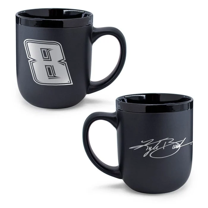 Kyle Busch Black Ceramic Mug 17 oz. - Image 3