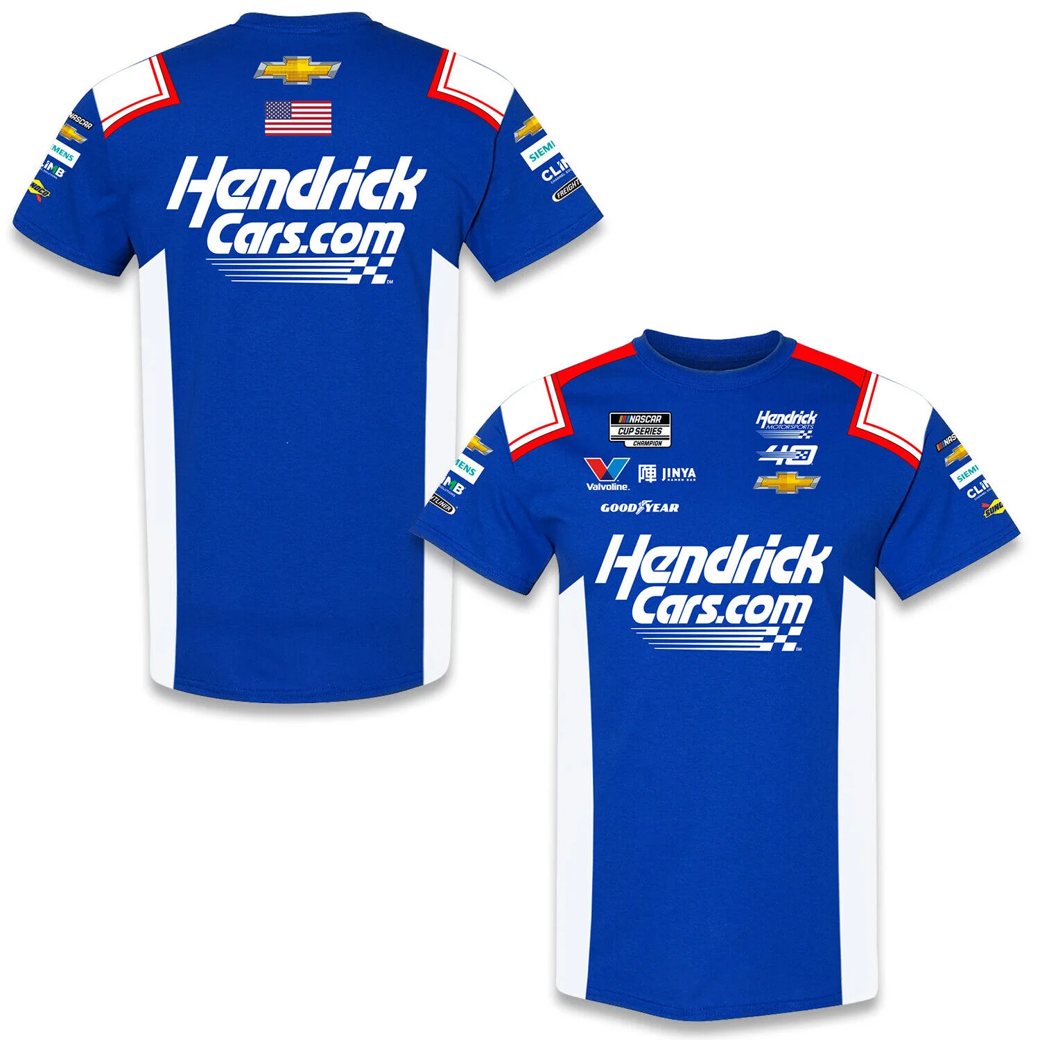 Kyle Larson Hendrickcars.com Sublimated Uniform Pit Crew T-Shirt