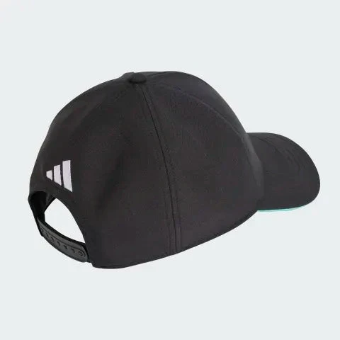 Mercedes AMG Petronas F1 Adidas Team Hat - Black - Image 2